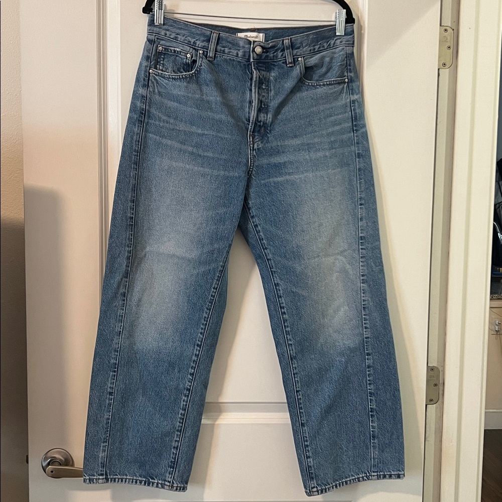 Madewell "The Pieced Barrel-Leg Jean"
